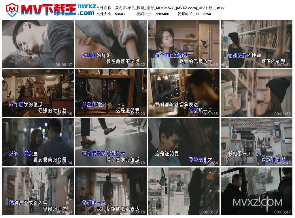 姜叁岁-哑巴_国语_流行_MD101577